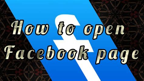 facebook open